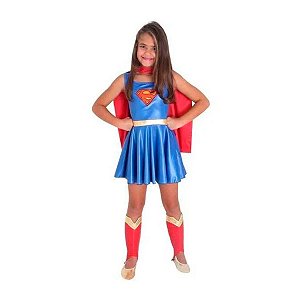 Fantasia Infantil Super Mulher Justice League Sulamericanas
