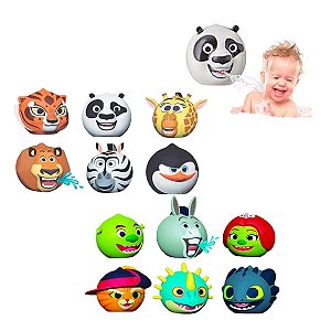 Bola Esguicho de água Desenhos Disney de Brinquedo Infantil