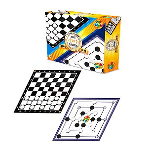 jogo Dama Chinesa - Brinquedista - Jogo de Dominó, Dama e Xadrez