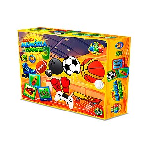 Jogo da Memória Esportes Aquarela brinquedos Shop Macrozao