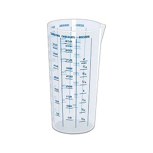 Copo Medidor de Plástico de 500ml sem tampa