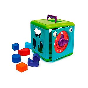 Brinquedo Bebê Educativo Didático Max Cubo Encaixe Elka