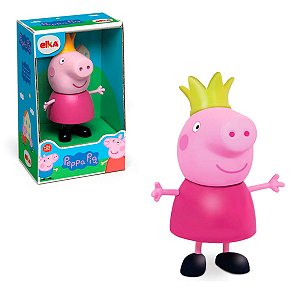 Brinquedo Princesa Peppa Pig Vinil 15cm - Elka