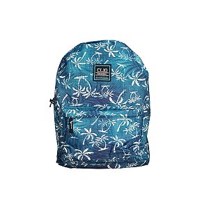 Mochila Escolar Jovem Tropical Sport Azul Clio Style