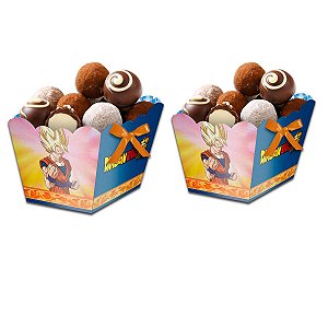 Caixa Cachepot Dragon Ball Super decoração de Aniversário