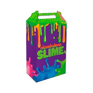 Caixa surpresa Festa de aniversário Slime Infantil - 8 Un