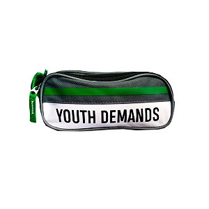 Estojo Escolar Duplo Youth Demands Verde Clio Style