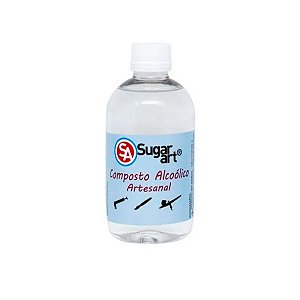 Solução alcoólica Neutra 270ml Composto Artesanal  Sugar art