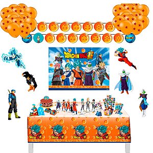 Kit Festa de Aniversário Personalizado Dragon Ball Festcolor