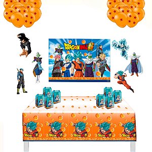 Kit Festa de Aniversário Personalizado Dragon Ball Super