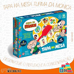 Brinquedo Tapa na Mesa Turma da Mônica