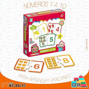 Brinquedo Números 1 ao 10 Cocomelon - Nig