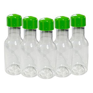 Garrafinha Lembrancinha Verde Claro Acrílica 50ml 10Un
