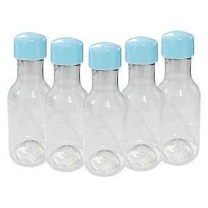 Garrafinha Lembrancinha Azul bb Acrílica 50ml 10Un