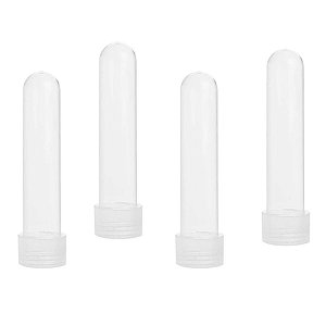Tubete Lembrancinha Transparente Acrílica 13cm 10Un