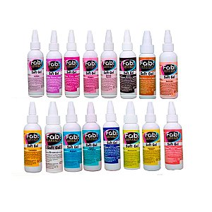 Corante Alimentício em Soft gel Fab Cores Diversas 25g