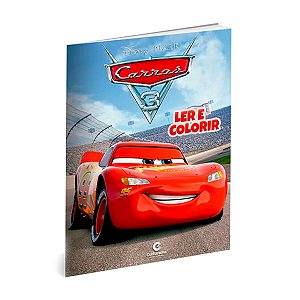 Livro Ler e Colorir Carros 3 Disney Pixar - Culturama