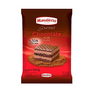 Chocolate Em Pó Gourmet 50% De Cacau 1,01 kg Mavalério