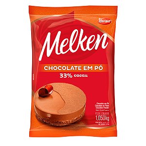 Chocolate Em Pó De Cacau 33% Melken 1,01 kg Harald