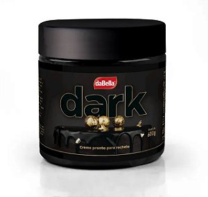 Creme Pronto p Rechear Chocolate Premium Dark 600g daBella