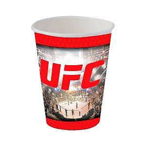 Copos Descartáveis UFC 300ml C/ 8Un Festcolor