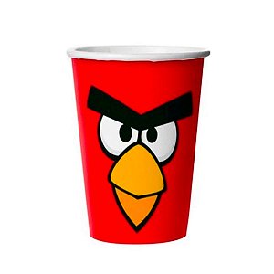 Copos Descartáveis Angry Birds 330ml C/ 8Un Regina