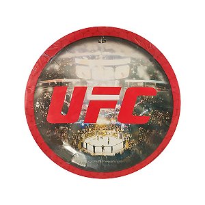 Prato Redondo UFC 18cm C/ 8Un Festcolor