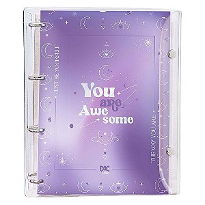 Fichário em PVC Trendy Purple – DAC – 3979