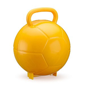1Un Caixa Bola de Futebol Maleta Lembrancinha Amarela