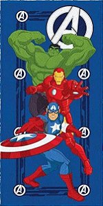 Toalha de Banho Estampada Vingadores Felpuda Lepper Avengers