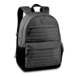 Mochila Costas Escolar Crinkle Preto - Clio