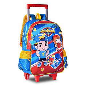 Mochila De Rodinhas Infantil Os Aventureiros - Clio