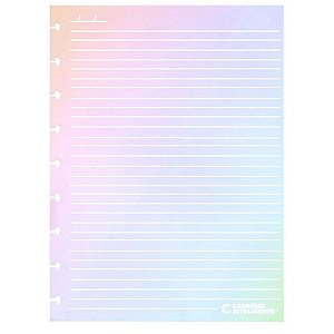Refil Rainbow Pautado Médio - Caderno Inteligente