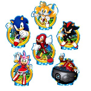 Kit Enfeites de Mesa Sonic - Piffer