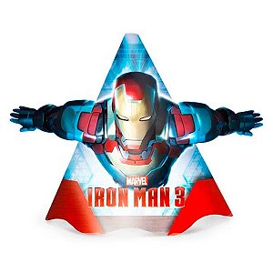 Chapeuzinho para Aniversário Iron Man 3 8Un Regina