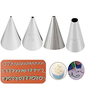 Kit Bicos Wilton Perlê 4un