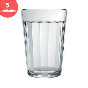Copo Americano Acrílico - 190ml - 5 unidades