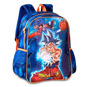 Mochila Costas Escolar Dragon Ball Super Azul - Clio