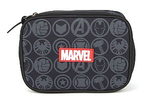 Estojo Box Avengers Marvel Símbolos - Luxcel