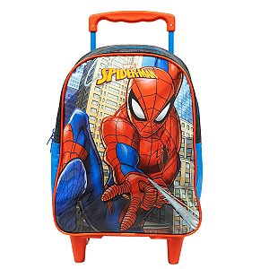 Mochila Rodinhas Escolar Homem Aranha Spider Man - Xeryus