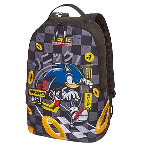 Mochila Escolar Sonic The Hedgehog Top Speed - Pacific