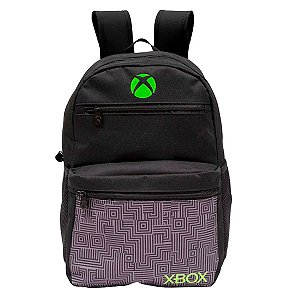 Mochila Escolar De Costas Jogo Game Xbox - Preto