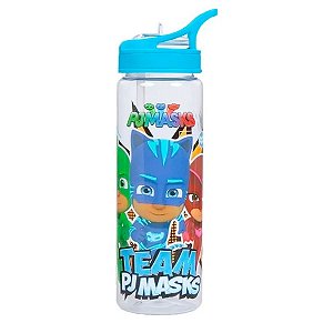 Garrafa Escolar Plástica PJ Masks 670ml