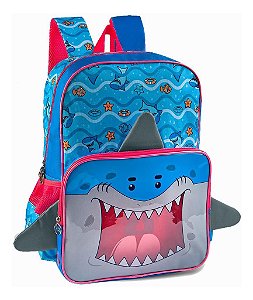 Mochila Shark Costas Vermelho Escolar - Clio AVARIA