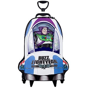 Mochila 3D Rodinhas Infantil Toy Story Buzz Lightyear Nave