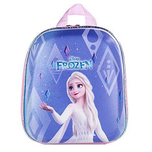 Lancheira Infantil Escolar Frozen Elsa Azul