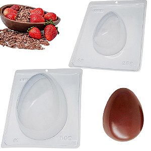 12 Formas Para Ovo De Pascoa Silicone 6 De 250gr 6 De 350gr