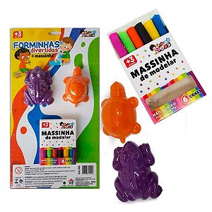 Brinquedo Forminhas Divertidas + Massinhas - Mini Toys