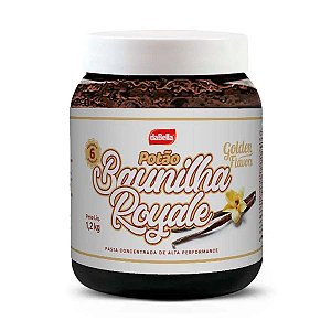 Potão Golden Flavors Sabor Baunilha Royale daBella 1,2kg