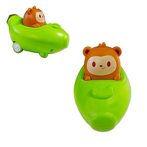 Brinquedo Banana Car Carrinho de Fricçao Verde